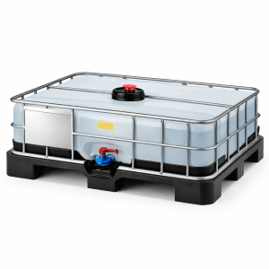 Conteneur d'eau ibc plat